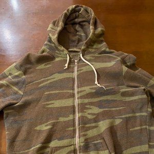 Mens Camo Hoodie